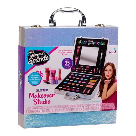 Shimmering Glitter Makeover Studio Case 17965