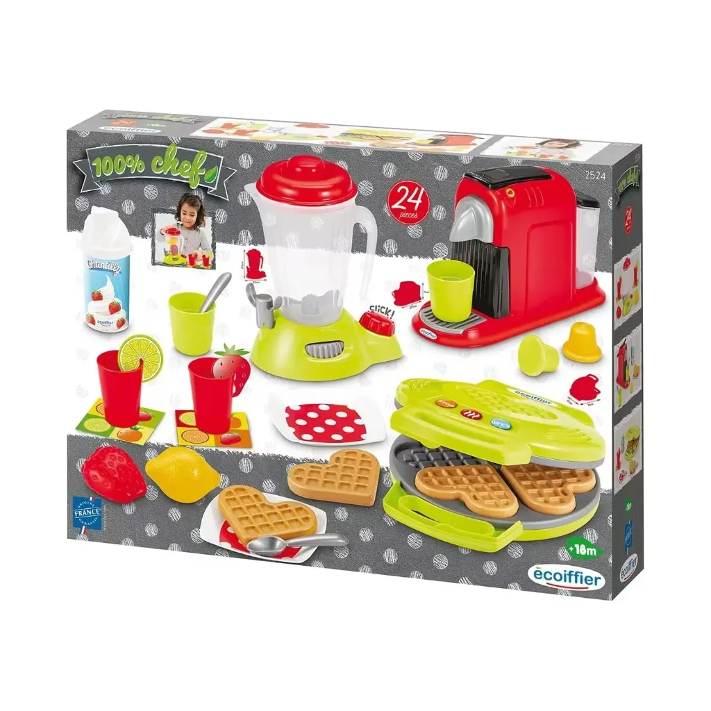 [1650558460] Ecoiffier 2524 - Dà®nette complà¨te électroménager pour enfants