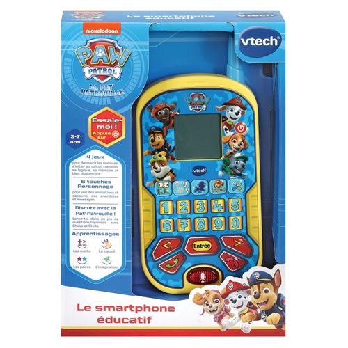 [1650558842] Smartphone éducatif Pat Patrouille â€“ VT529505 â€“ Vtech