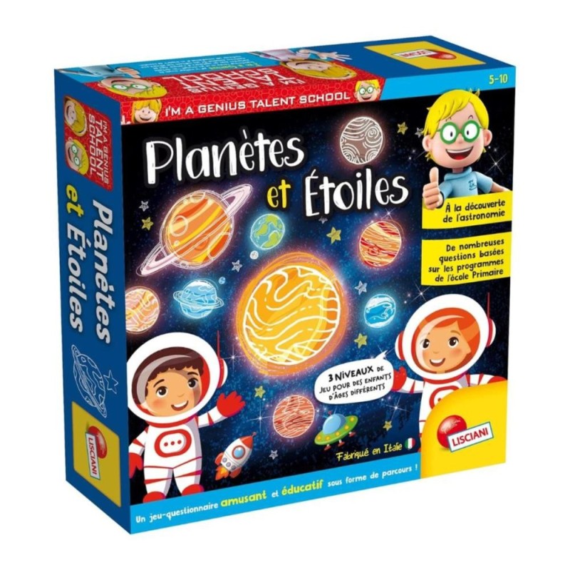 Lisciani FR89284 - I'm Genius Talent School - Planètes et étoiles