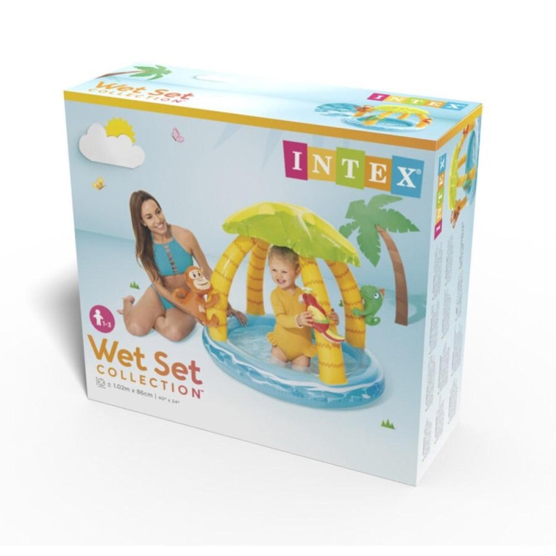 [1650559182] Tropical island baby pool 58417NP - Plein air