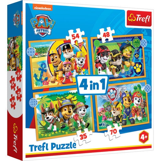 PUZZLE 4IN1 Paw Patrol 34395