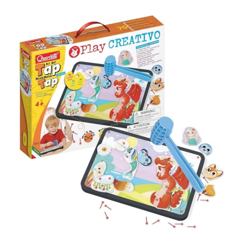[1650559486] Jeu Créatif Tap Tap Animaux Quercetti 2860