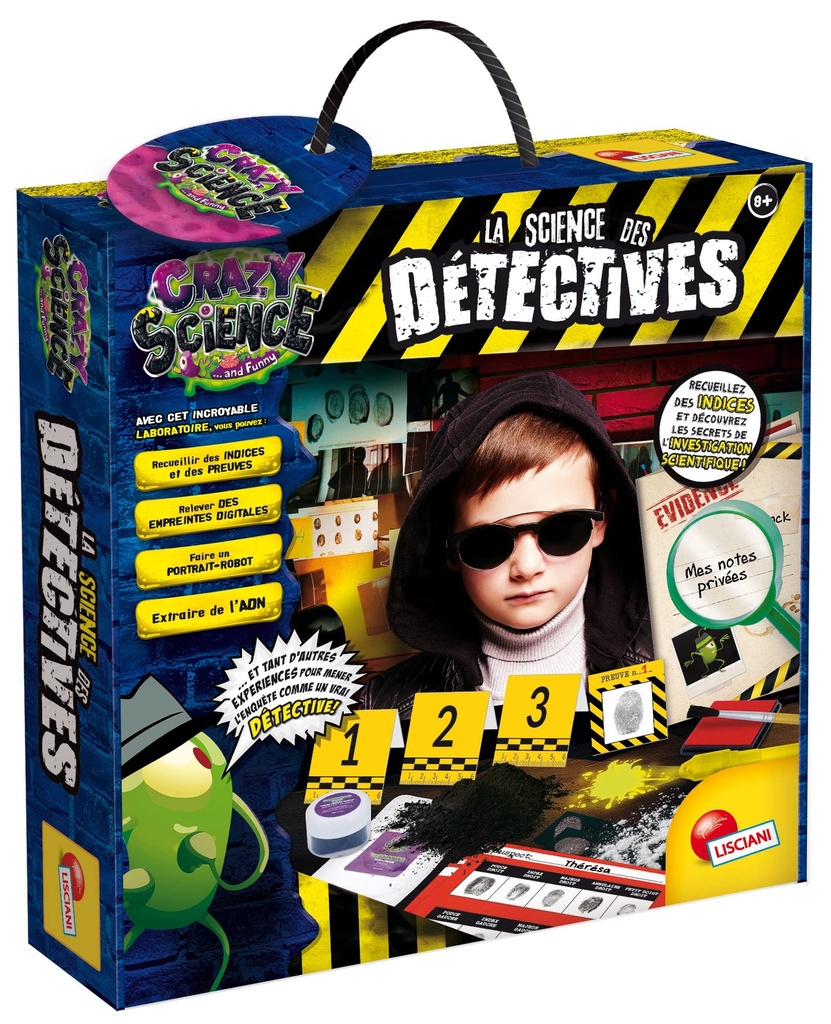 [1650559948] LISCIANI Crazy Science FR97425 â€“ Kit de Détective pour enfants