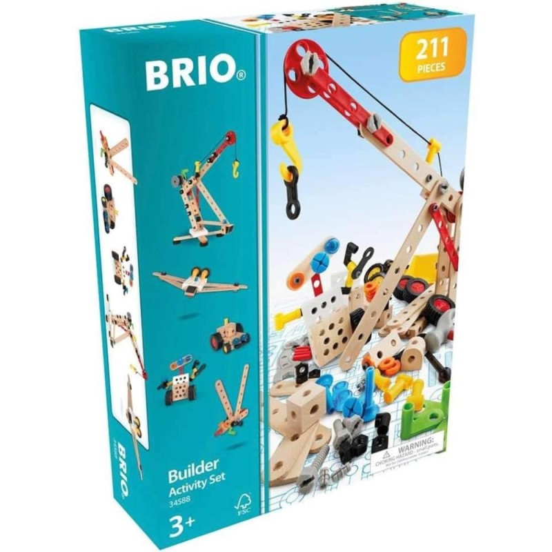 [1650560012] BRIO Builder 34588 – Coffret Construction STEM 211 Pièces