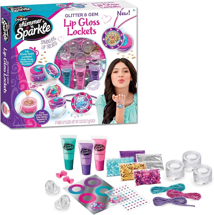 Glitter & Gem Lip Gloss Lockets Craz_65548