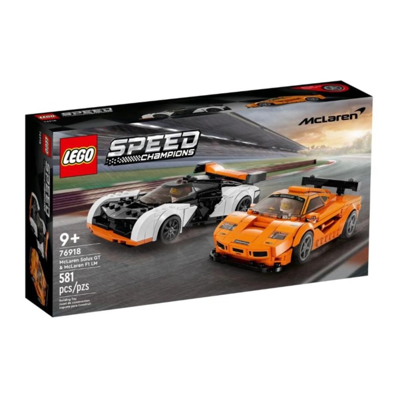 [1650560500] LEGO 76918 Speed Champions McLaren F1 LM & Solus GT