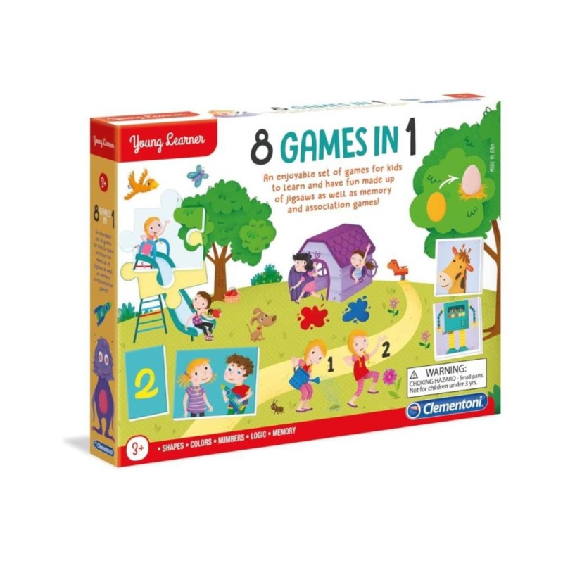 [1650560553] Coffret éducatif jeux 8 en 1 Clementoni 50602