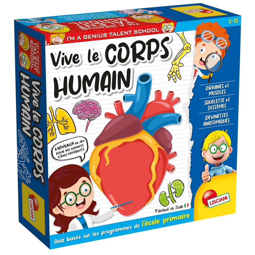 [1650560705] LISCIANI I'm A Genius FR48915 - TS VIVE Le Corps Humain
