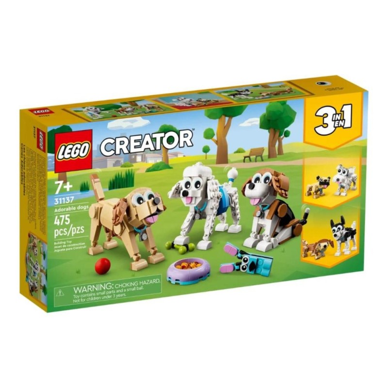 LEGO 31137 - Creator 3-en-1 Chiens Adorables
