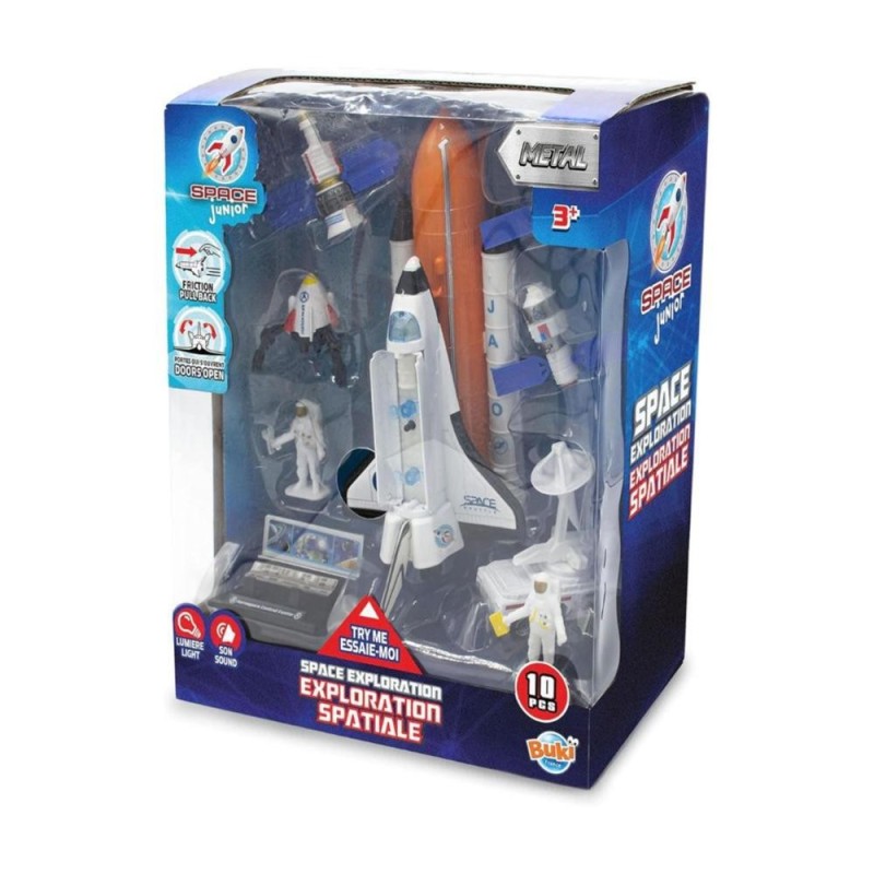 Coffret exploration spatiale avec navette sonore Buki 63163