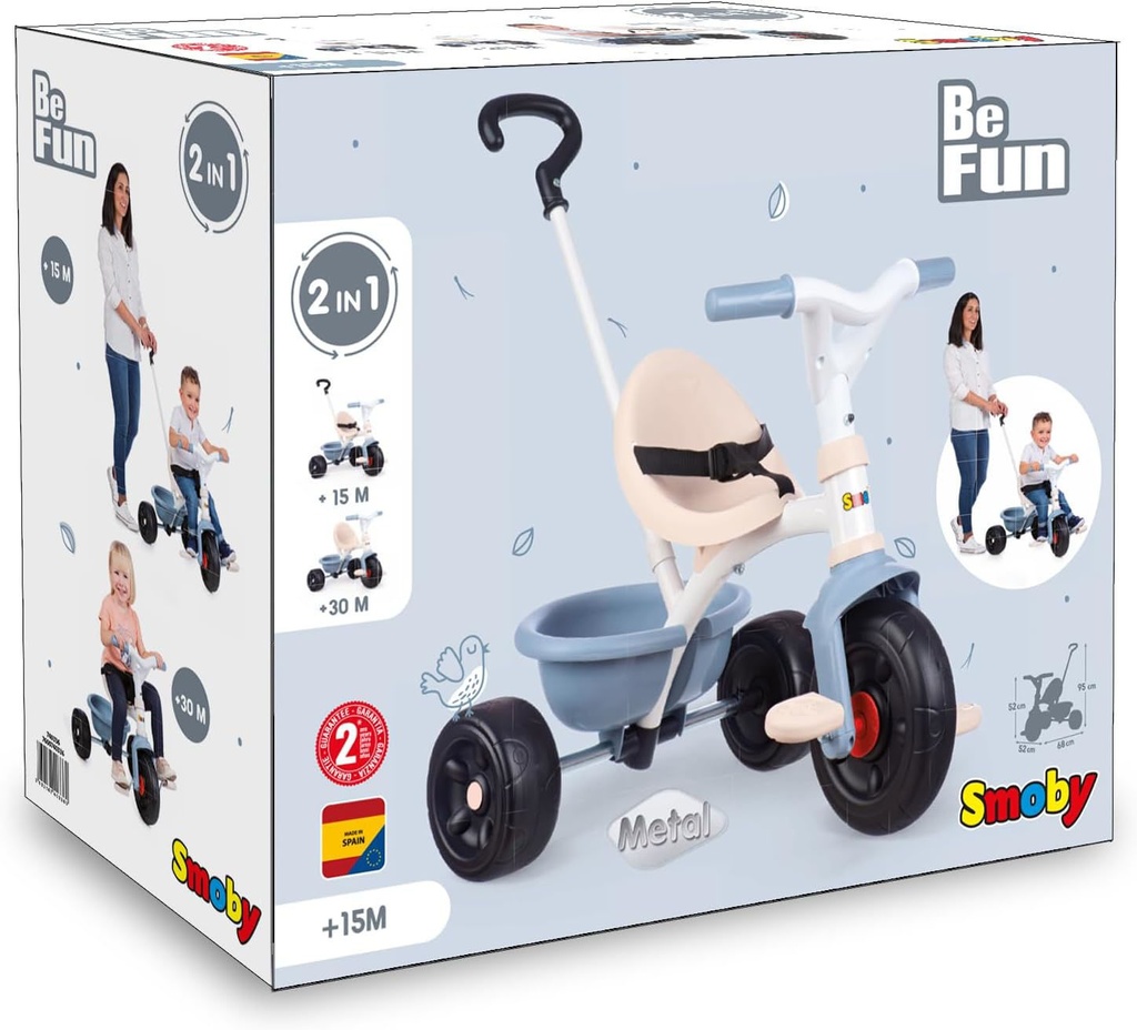 Tricycle Be Fun Bleu 740336