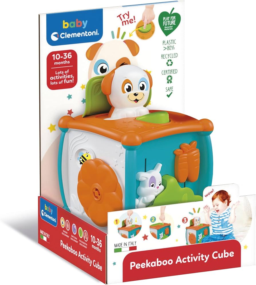 Peek a boo cubes d'activite de bebe jeu de coucou 17672