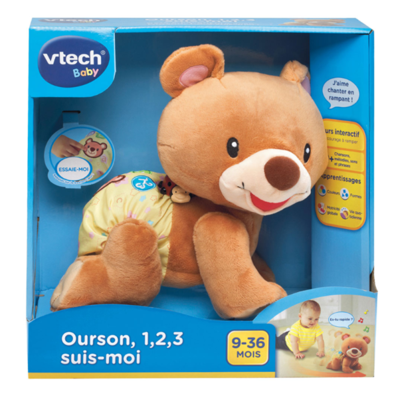 [1650562313] Ourson 1,2,3 suis-moi – VTech VT181105