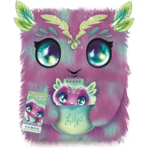Large Journal Secret Peluche - Lilya