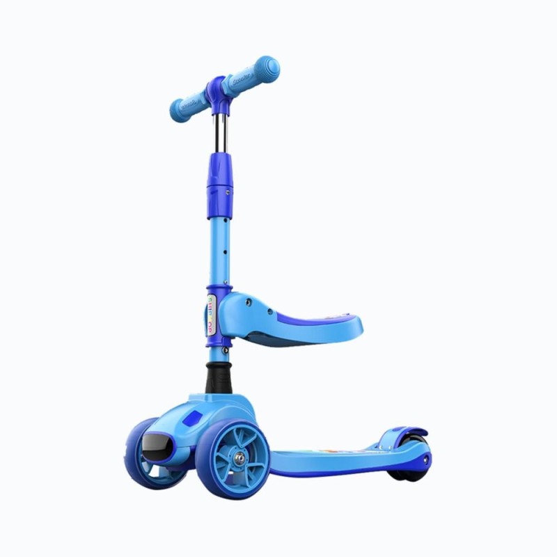 trottinette combinee avec siege bleu fr59557