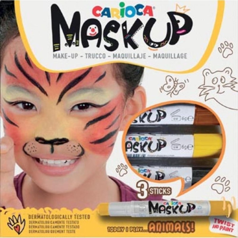 [1650562725] Stick maquillage Mask Up Animals 3 pièces - 43048