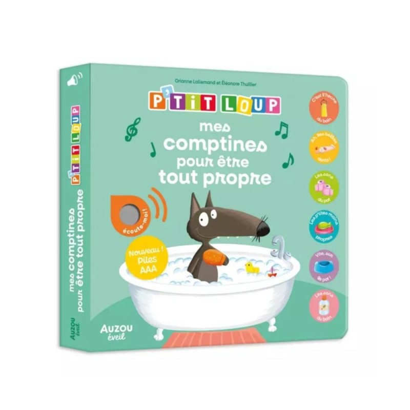 [1650562762] p'tit loup mes comptines pour etre tout propre 39241