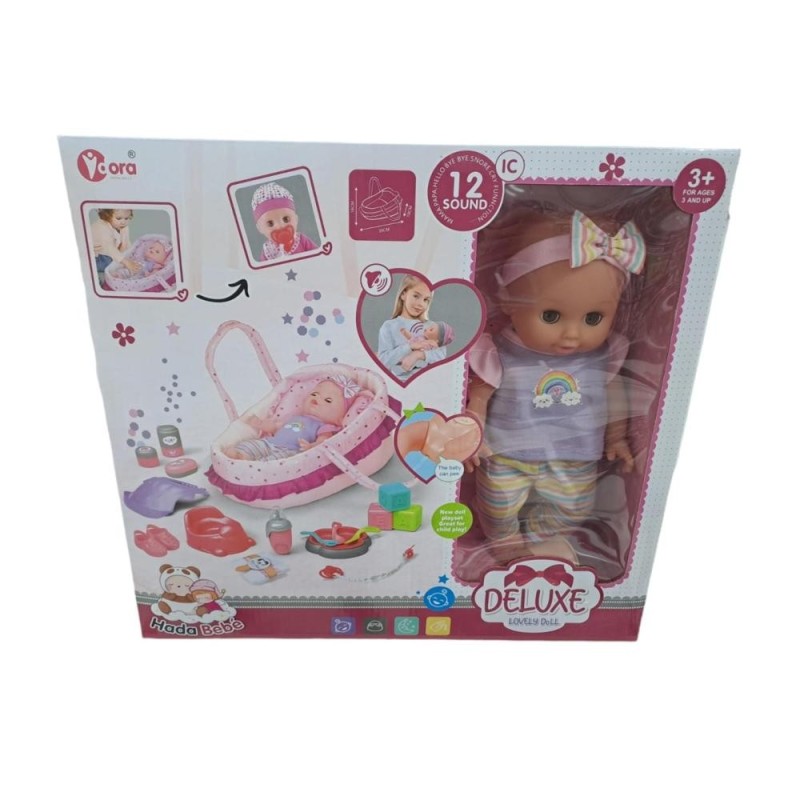 Coffret poupée avec accessoire WZB8806-4
