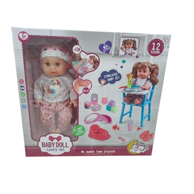 Coffret poupée musical MY2024-3