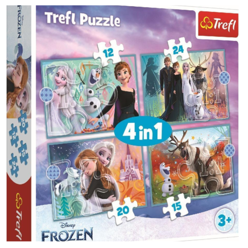 Puzzles 4in1 FROZEN 2 34381