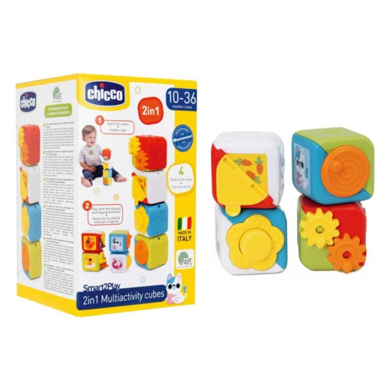 Cubes sensoriels empilables Chicco