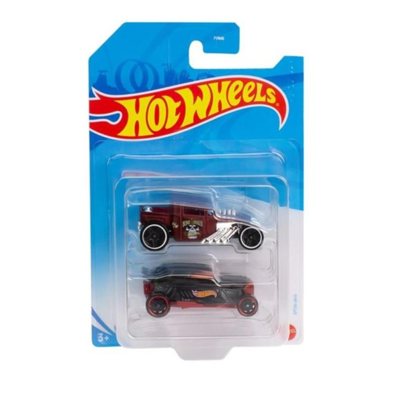 Hot Wheels Assortiment Coffret de 2 Vehicules MTFVN40
