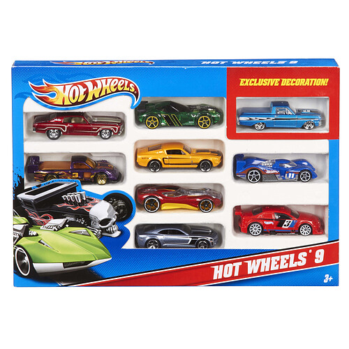[1650563613] Hot Wheels coffret 10 vehicules  MT54886