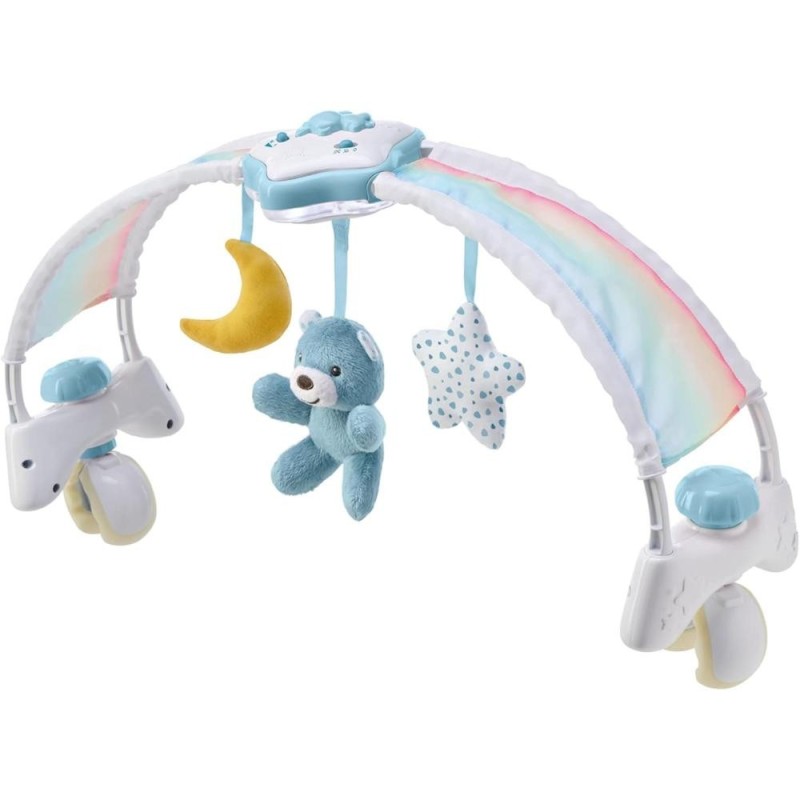 [1650563653] Arche de lit musicale bébé Chicco arc-en-ciel bleu