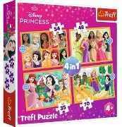[1650564105] Puzzles 4in1 Disney Princess 34651