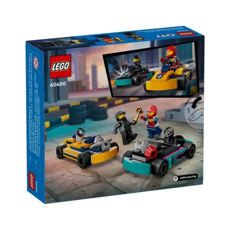 [1650564370] Jouet de construction LEGO 60400 City Karts de Course