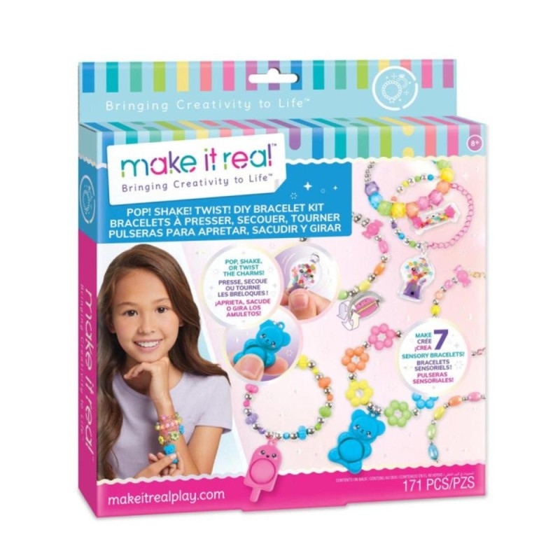 Pop  Shake Twist  DIY Bracelet Kit M1328
