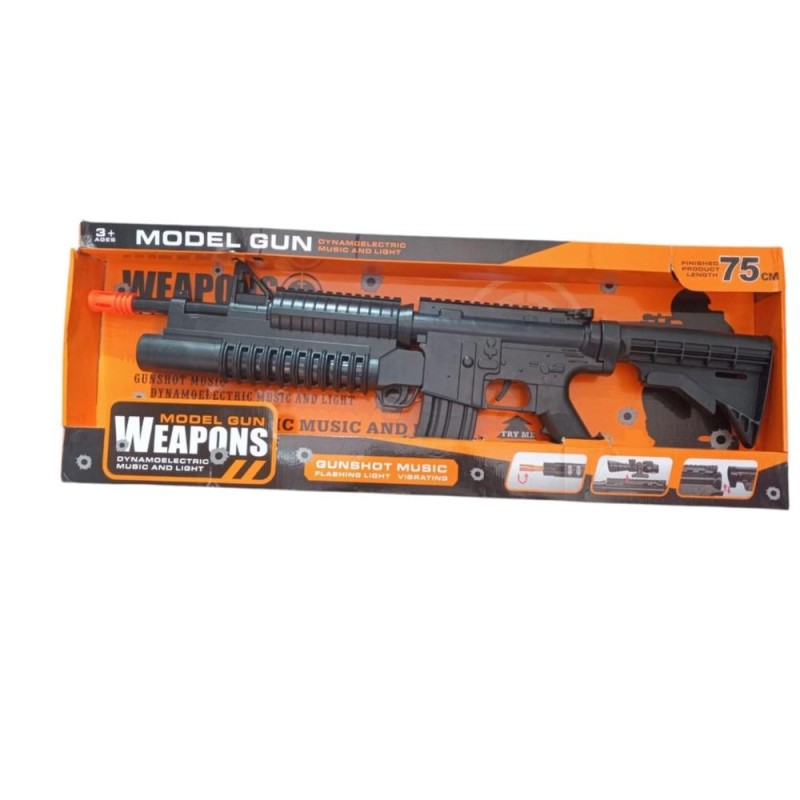 Pistolet musical et lumineux BK24384