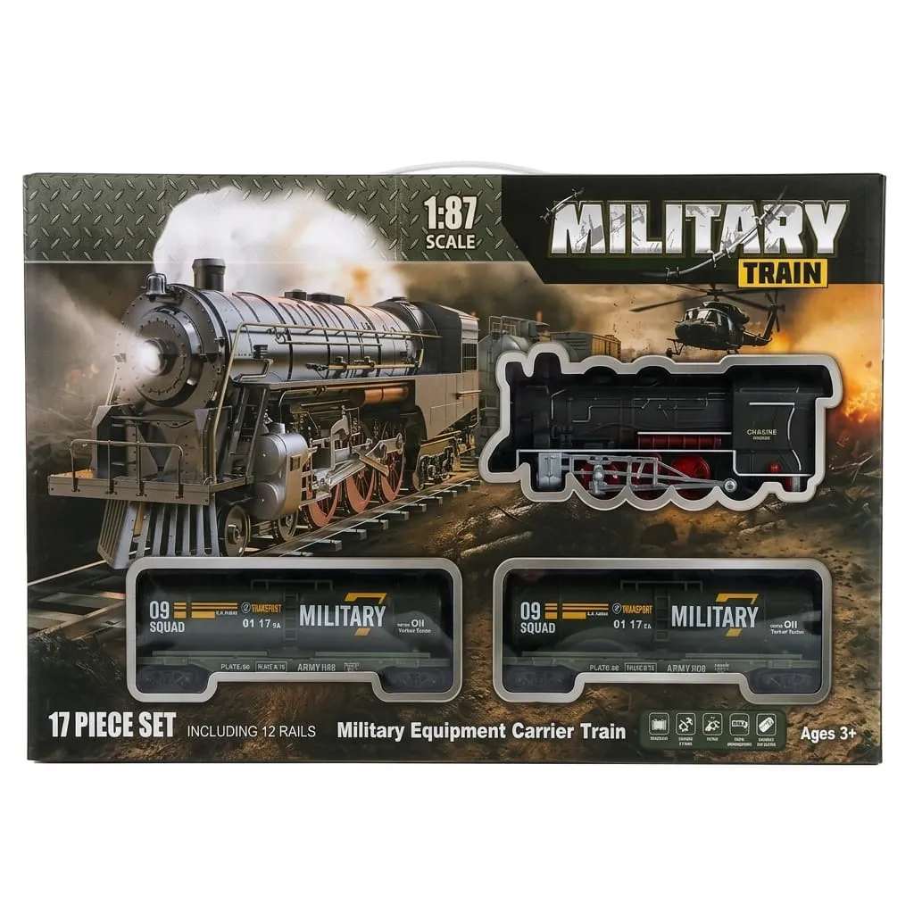 Circuit train B O musical et lumineux 17 pcs BK24793