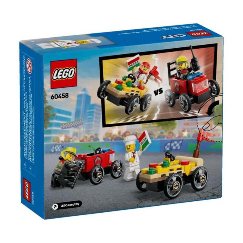 [1650564925] LEGO 60458 City Camion de Pizza vs Camion de Pompiers