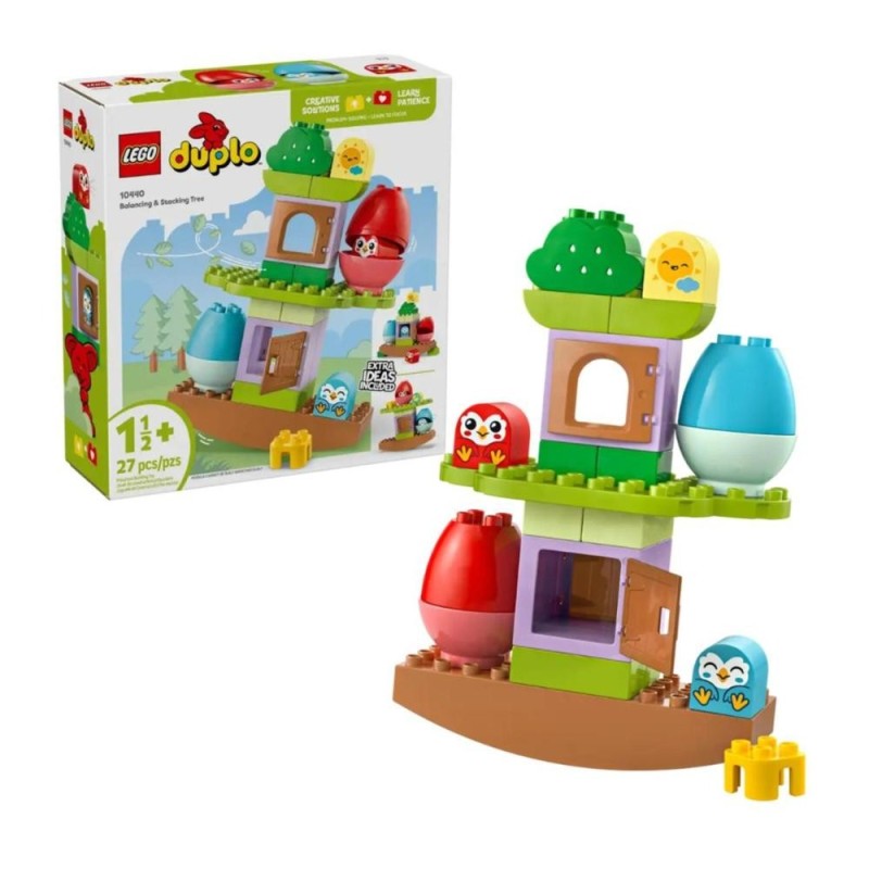 Jouet éducatif Bébé LEGO DUPLO 10440 Arbre qui se balance et s’empile