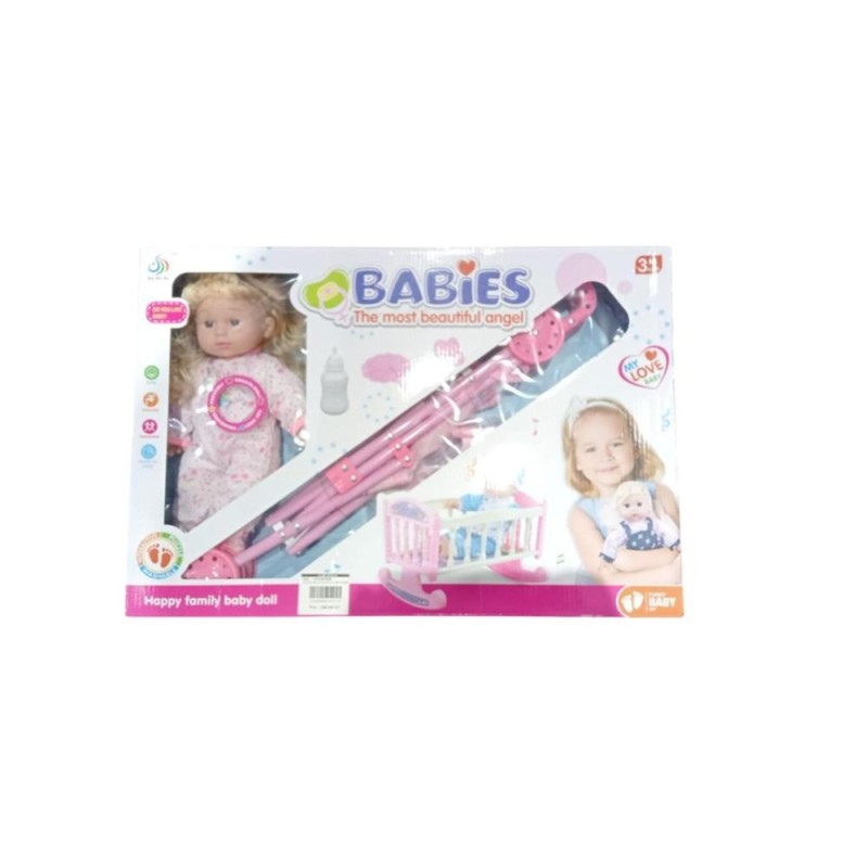 poupee avec poussette en coffret 6216022