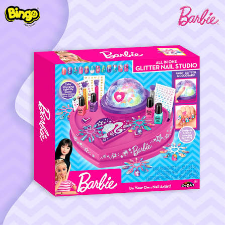 [1650565179] Kit de manucure Barbie Glitter and Shine
