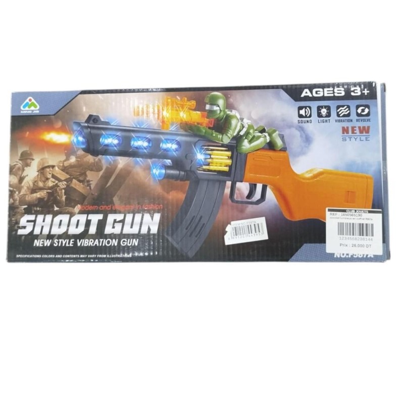 pistolet lumineux en coffret f587a