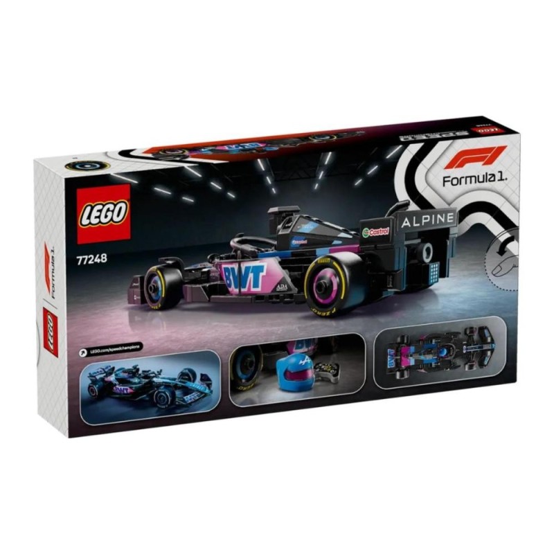 LEGO 77248 F1 BWT Alpine A524 Voiture de course speed champions