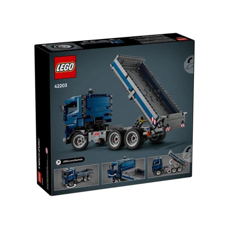 Jeu de construction chantier LEGO Technic Camion Benne 42203