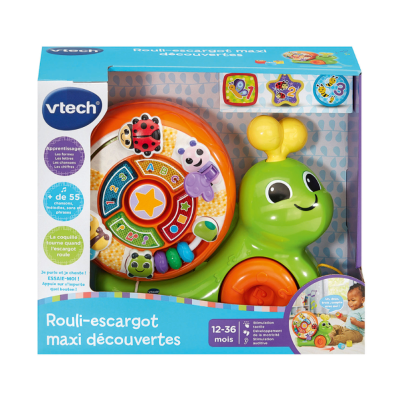 [1650565271] VTech – Rouli-Escargot Maxi Découvertes (572205)