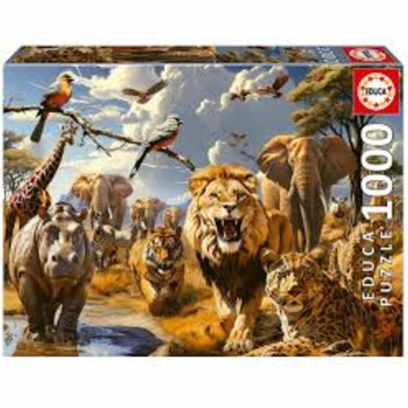[1650565286] Puzzle 1000pcs Animaux sauvages 19920
