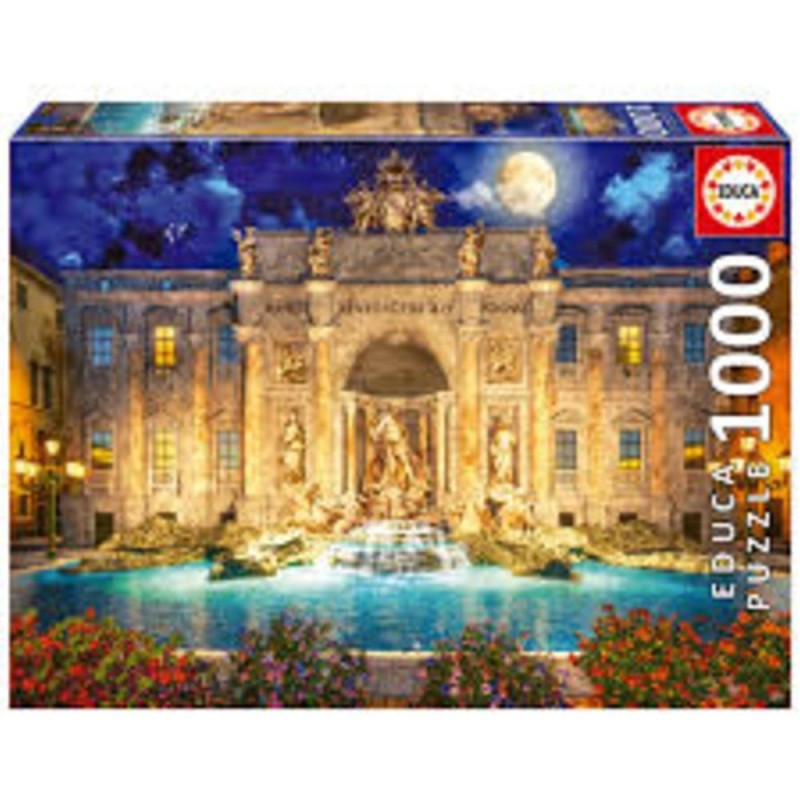 [1650565302] Puzzle 1000pcs Fontana Di Trevi Rome 19923