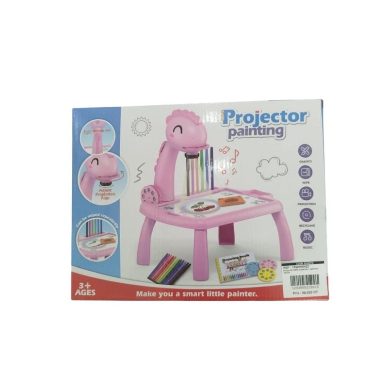 lampe de table projecteur peinture Y2225