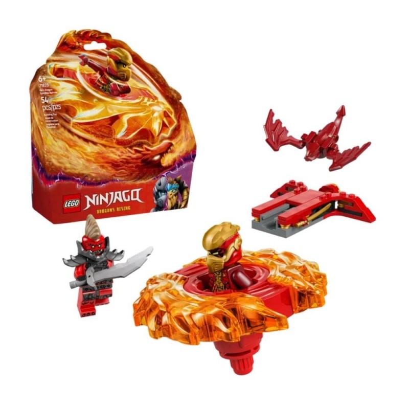 Toupie Spinjitzu LEGO NINJAGO 71823 Kai et le Dragon de Feu