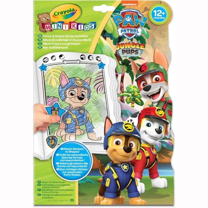 [1650565609] MK Paw Patrol Colour and Shapes Activity Book 81 1373G