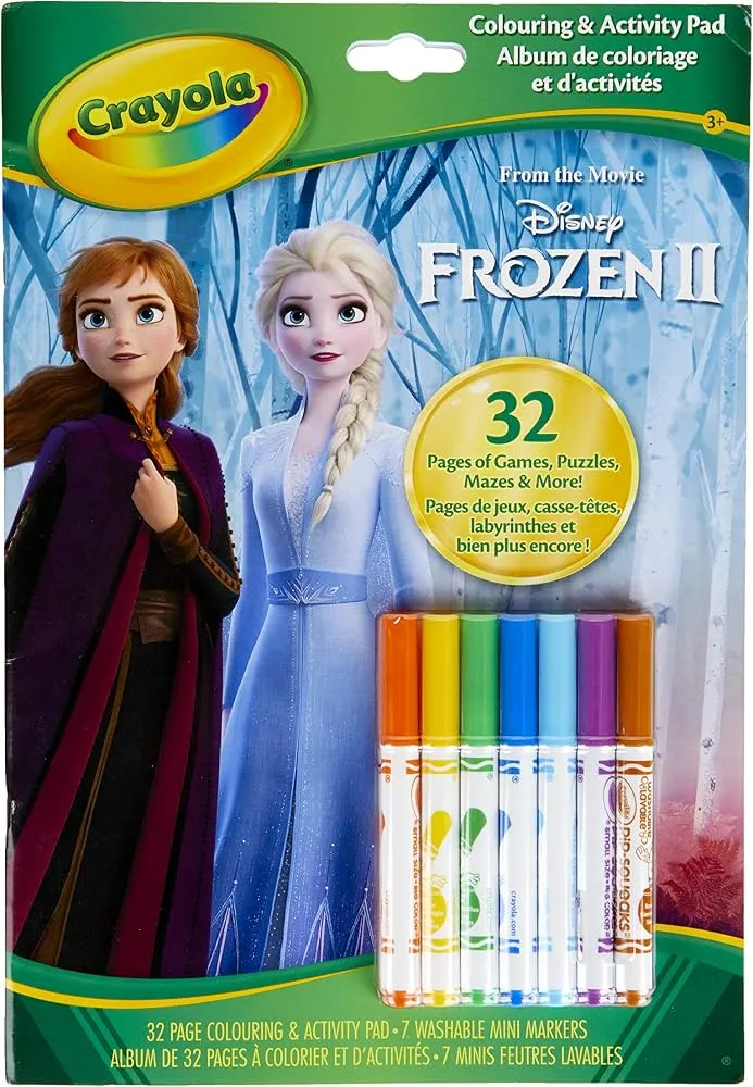 [1650565619] Album de coloriage et d'activités La Reine des Neiges