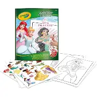 [1650565623] Crayola Disney Princess Livre de couleurs et d'autocollants