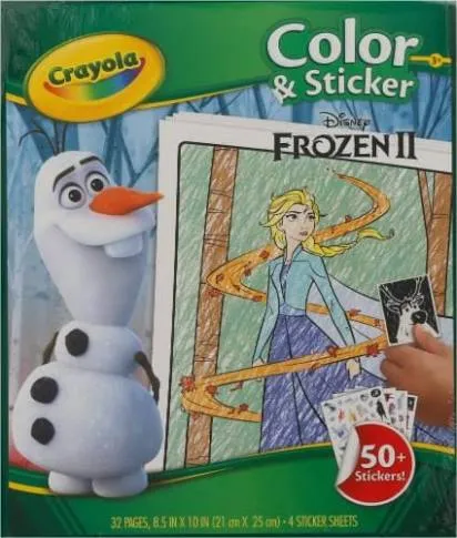 Color and Sticker Disney Frozen 2 04 5864G